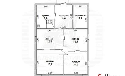 Купить дом, Кобрин, г. Кобрин, 6.03 соток. Фото 1