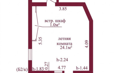 Купить 2-комнатную квартиру, Гродно, Головичи. Фото 2