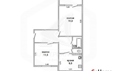 Купить 2-комнатную квартиру, Кобрин, , . Фото 23