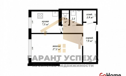 Купить 1-комнатную квартиру, Брест, ул. Адамковская, д. . Фото 13