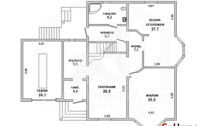 Купить дом, Брест, Речица, 13.43 соток. Фото 1