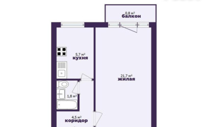 Купить 1-комнатную квартиру, Минск, Независимости просп., 33 (Центральный район). Фото 5