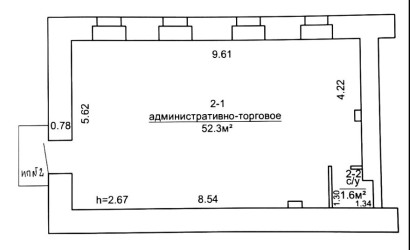 Продажа торгового помещения, Гродно, Будённого, 16, 53.8 кв.м.. Фото 7