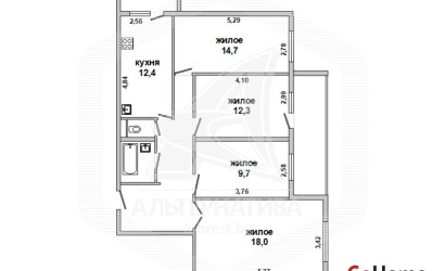 Купить 4-комнатную квартиру, Брест, Восток, ул. Янки Купалы. Фото 5