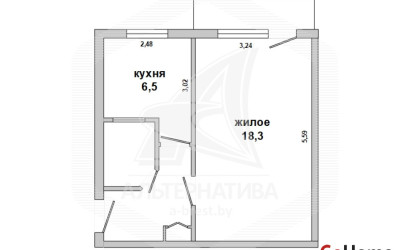 Купить 1-комнатную квартиру, Брест, Центр, ул. Интернациональная. Фото 7