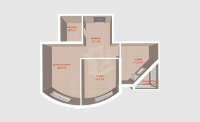 Купить 3-комнатную квартиру, Минск, Дзержинского просп., 76 (Московский район). Фото 15