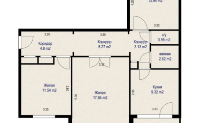 Купить 3-комнатную квартиру, Минск, Якубовского ул., 19(Фрунзенский район). Фото 20