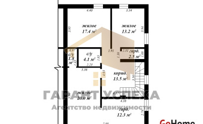 Купить дом, Брест, ул. Рябцева, 7.5 соток. Фото 19