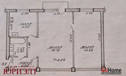 Купить 2-комнатную квартиру, Витебск, Правды, 47. Фото 14