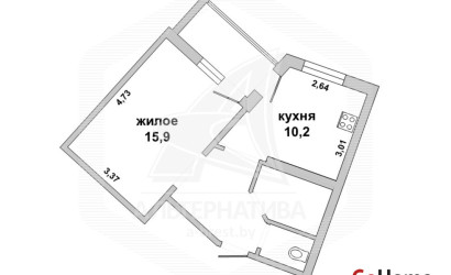 Купить 1-комнатную квартиру, Брест, Центр, ул. Гоголя. Фото 1