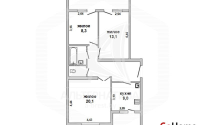 Купить 3-комнатную квартиру, Брест, Восток, ул. Стафеева. Фото 1