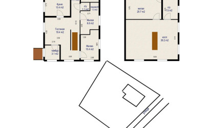 Купить дом, Голышово, Луговая ул., 2, 15 соток. Фото 28