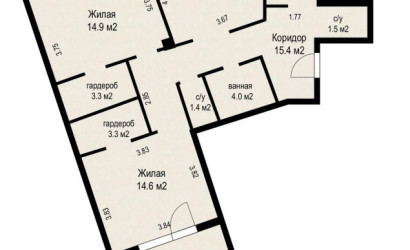  64.15 м2, Минск(Белецкого ул., 20)