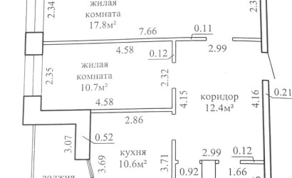 Купить 2-комнатную квартиру, Бобруйск, Минская, 62. Фото 3